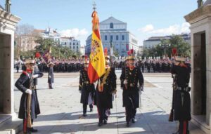 Jura de bandera para personal civil en Toledo.