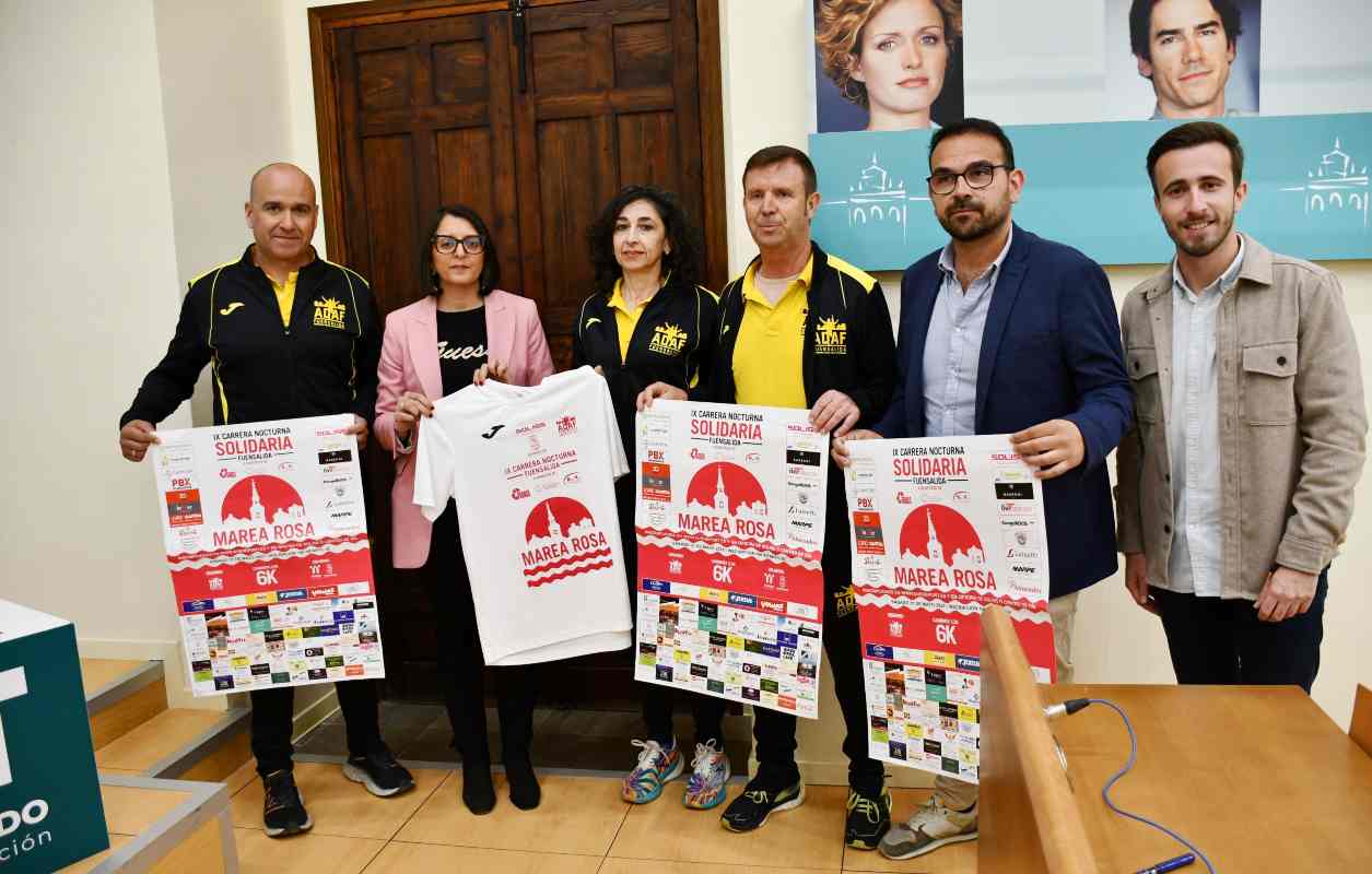 Presentación de la carrera nocturna solidaria de Fuensalida.