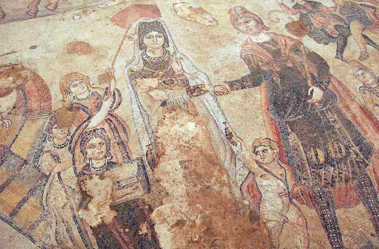 Imagen del mosaico de la Noheda, Cuenca. Foto: Luis Medel.