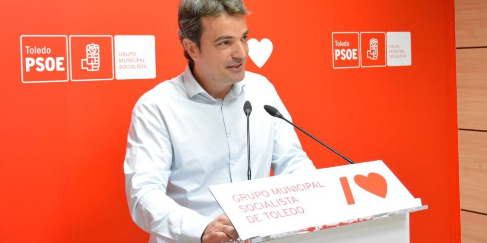 El viceportavoz del Grupo Municipal Socialista en Toledo, Pablo García.