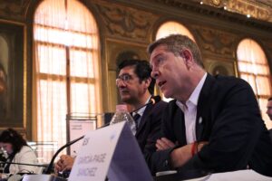 El presidente de Castilla-La Mancha, Emiliano García-Page, asiste a la reunión de la Comisión de Recursos Naturales (NAT) del Comité Europeo de las Regione.