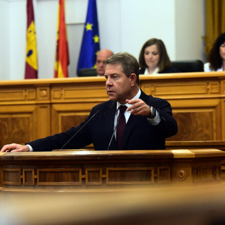 El presidente de Castilla-La Mancha, Emiliano García-Page. Foto: Rebeca Arango.