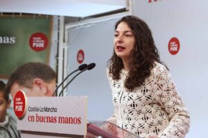 La diputada del grupo socialista en las Cortes de Castilla-La Mancha Paloma Jiménez.