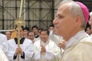 El rostro del nuevo papa, León XIV.