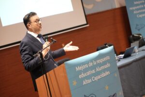 Amador Pastor, en la acción ‘Acompañamiento del talento: reflexiones conjuntas’.