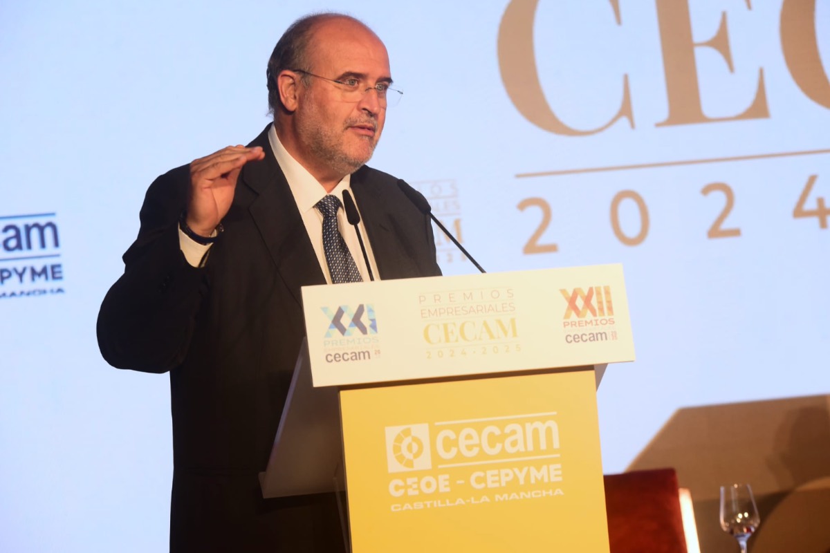 Los XXII premios empresariales de la Confederación regional de empresarios de Castilla-La Mancha (Cecam). Foto: ENCLM/Rebeca Arango