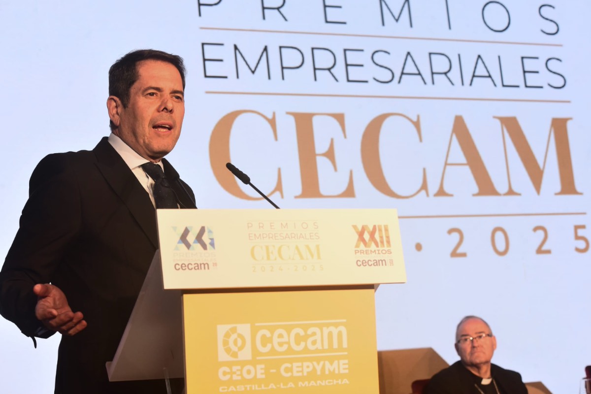 Los XXII premios empresariales de la Confederación regional de empresarios de Castilla-La Mancha (Cecam). Foto: ENCLM/Rebeca Arango
