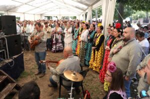 Imagen de la romería de la Hermandad de Nuestra Señora de la Virgen del Rocío.