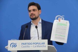 El portavoz adjunto del PP en las Cortes de Castilla-La Mancha, Santiago Serrano.