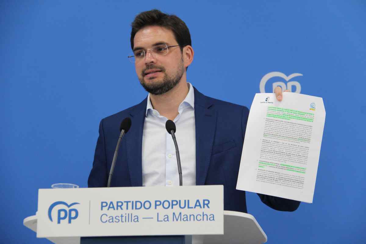 El portavoz adjunto del PP en las Cortes de Castilla-La Mancha, Santiago Serrano.