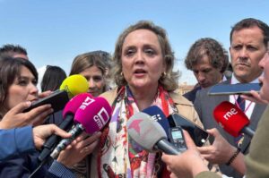La portavoz de la Diputación de Toledo, Soledad de Frutos.