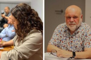 Noelia de la Cruz y Txema Fernández.