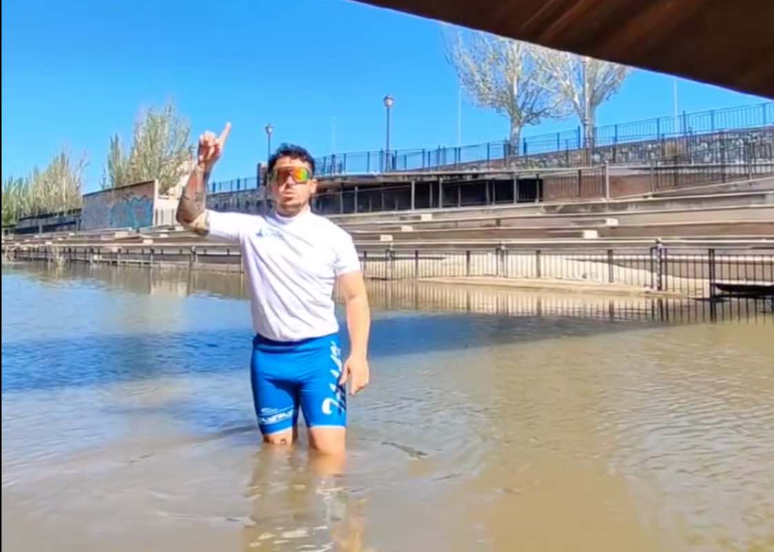 Estado del río Tajo a su paso por Talavera de la Reina. Foto: Talavera Talak