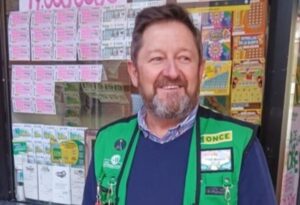 José Andrés Mendieta, vendedor de la ONCE