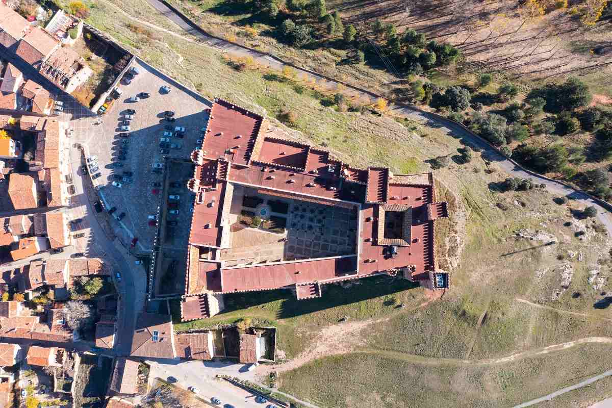 Vista cenital Parador Sigüenza Foto: cultura Castilla-La Mancha