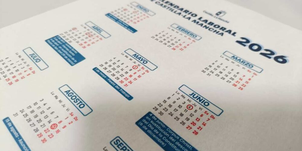 Calendario laboral de Castilla-La Mancha 2026.