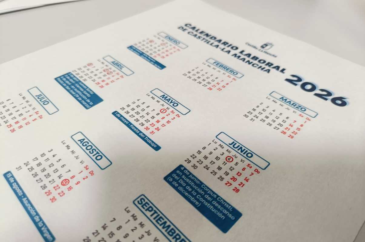 Calendario laboral de Castilla-La Mancha 2026.