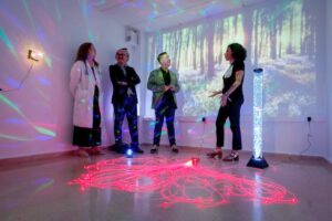 Sala sensorial de la residencia 'San Vicente de Paúl' de Albacete