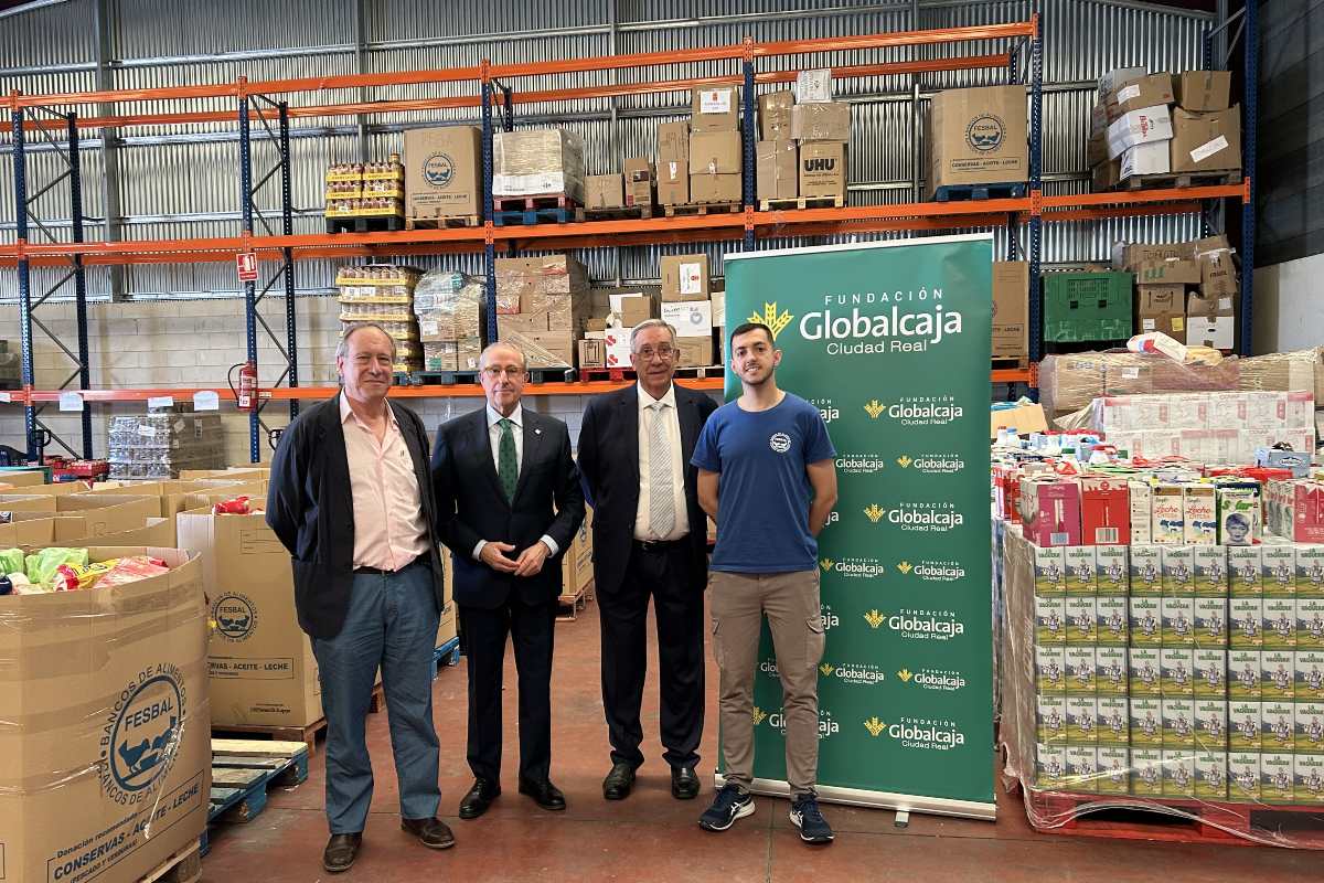 Donación de Globalcaja al Banco de Alimentos de Ciudad Real.