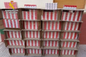 Tabaco de contrabando intervenido por la Guardia Civil de Albacete