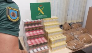 Tabaco intervenido por la Guardia Civil de Albacete