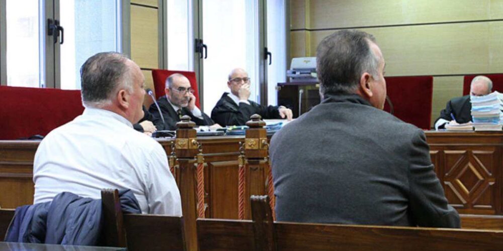 Imagen de los hermanos Olivares durante un juicio en Ciudad Real en 2018