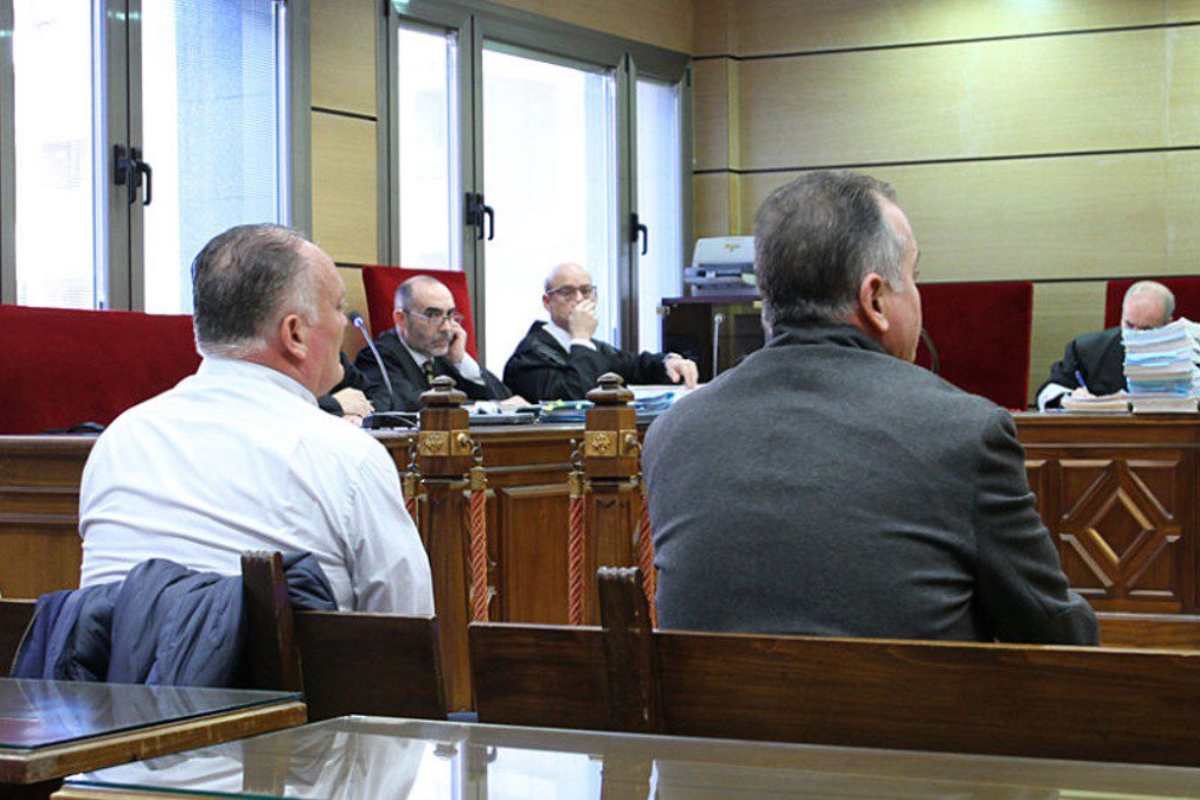 Imagen de los hermanos Olivares durante un juicio en Ciudad Real en 2018