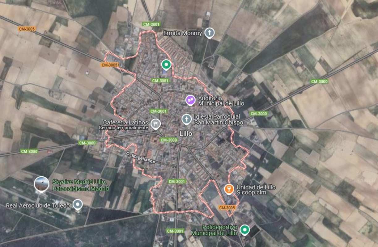 Accidente aéreo en Lillo (Toledo).