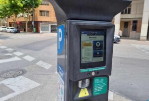 Máquina de la ORA en Albacete. Foto: Ayuntamiento de Albacete.