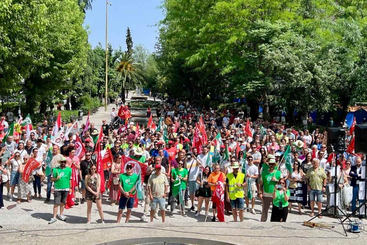 Quinta jornada de huelga de los trabajadores de Fertiberia