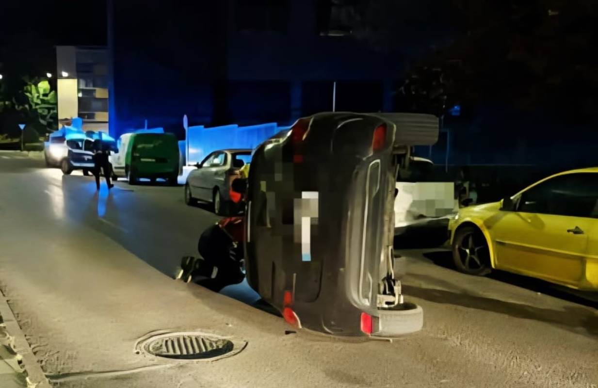 Imagen del accidente en Cuenca.
