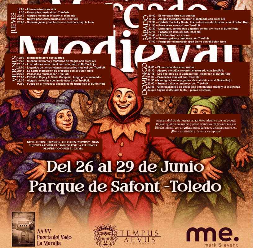 Actividades organizadas en el Mercado Medieval.