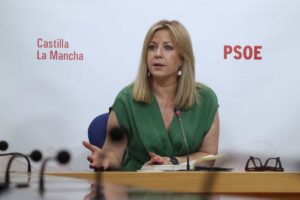 La portavoz del PSOE en las Cortes de Castilla-La Mancha, Ana Isabel Abengózar.