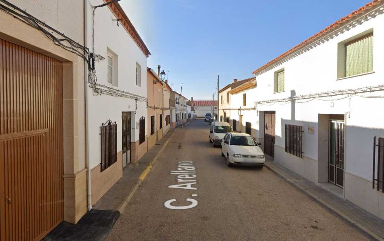 Calle Arellano de El Provencio, donde ocurría un accidente laboral.