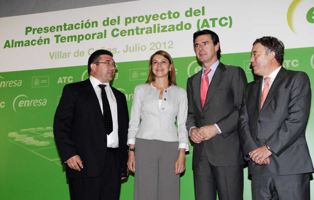 Presentación del proyecto de ATC en Villar de Cañas en 2012.