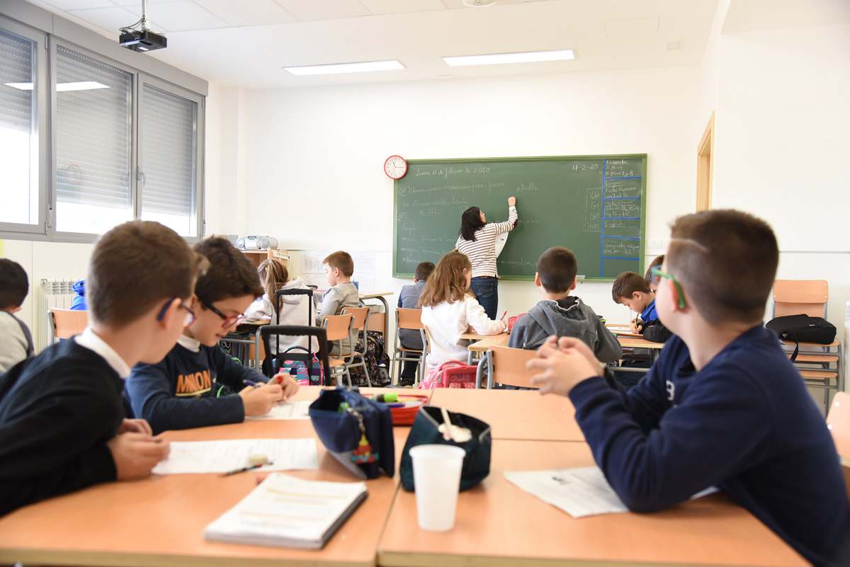 Aula de un colegio.