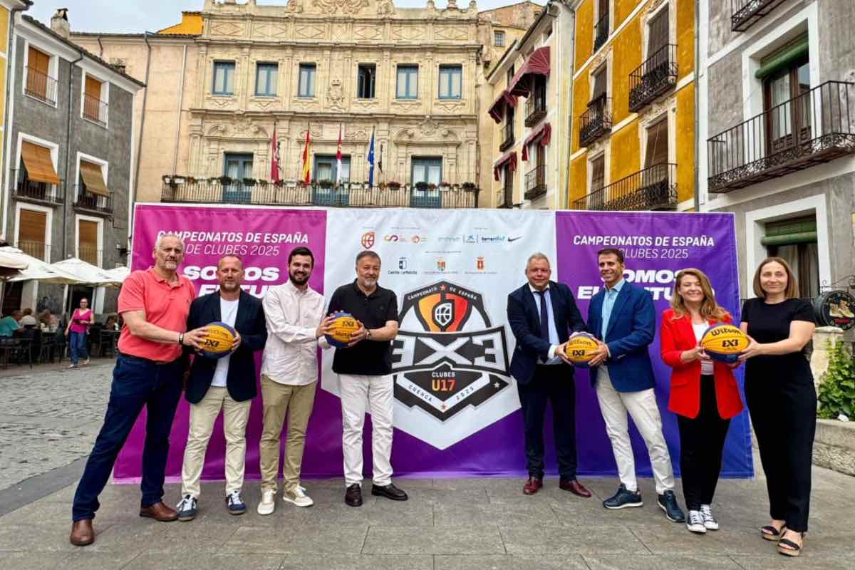 Presentación del Campeonato de España de Baloncesto 3X3 en Cuenca