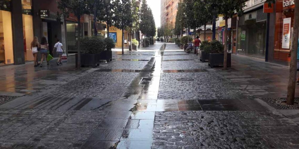 Foto de una calle de Talavera.