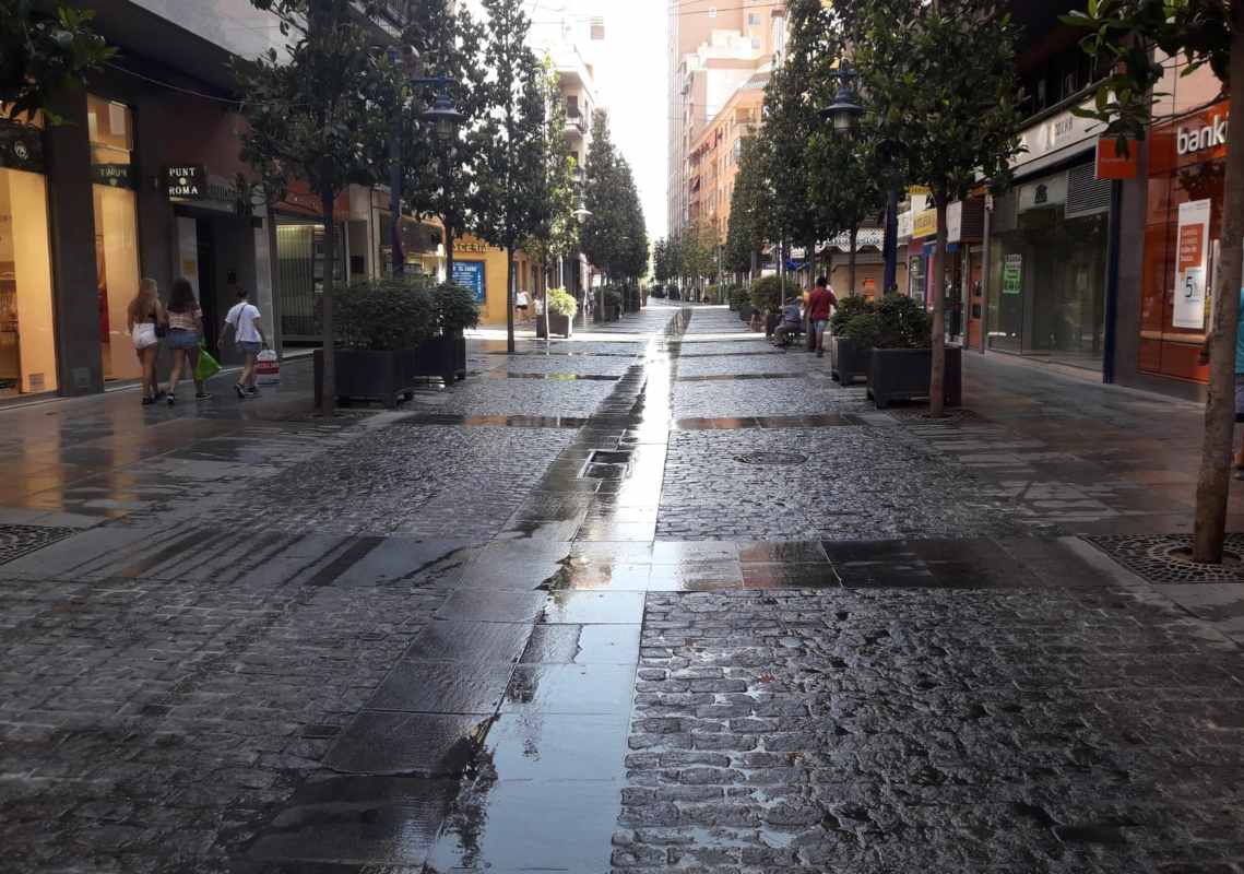 Foto de una calle de Talavera.