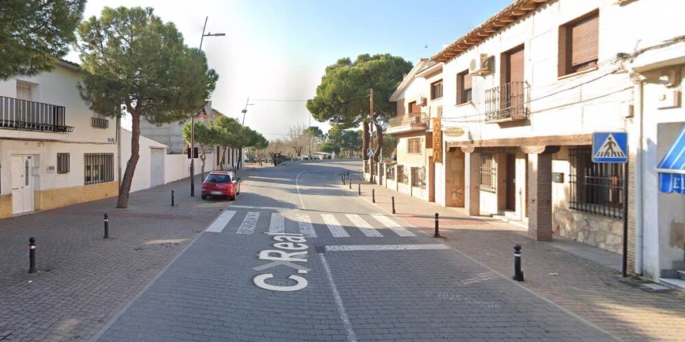 Calle Real, en Yuncos (Toledo)