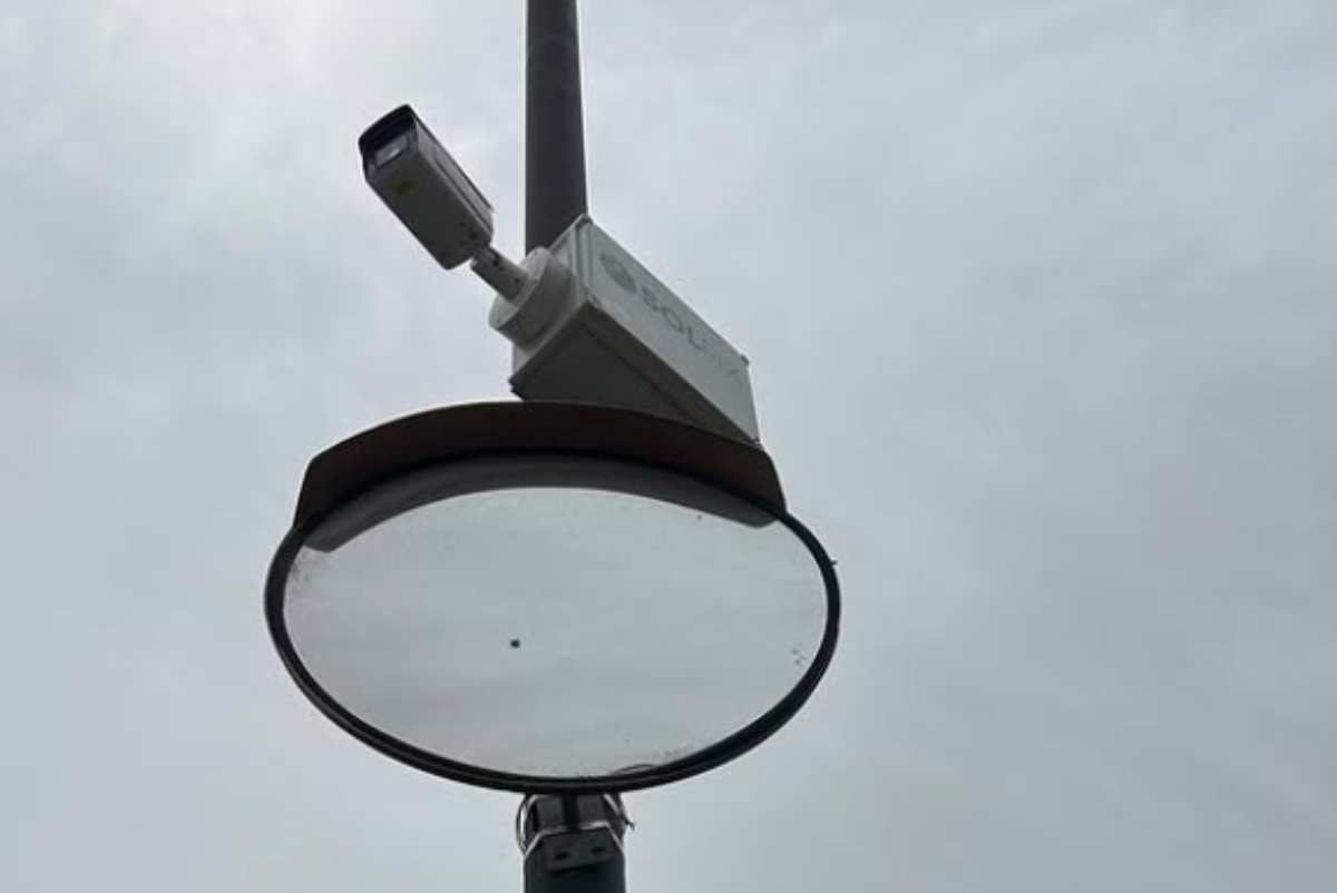 Cámara de vigilancia en Talavera