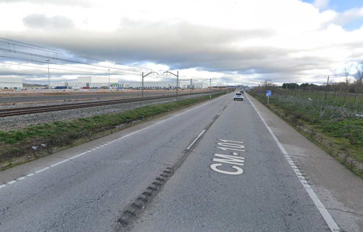 CM-101, en Fontanar (Guadalajara), aunque no el punto exacto en el que se ha producido el accidente.