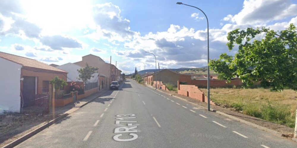 El suceso se ha producido en la CR 713 de Cortijos de Abajo (Ciudad Real). Foto: Google Maps