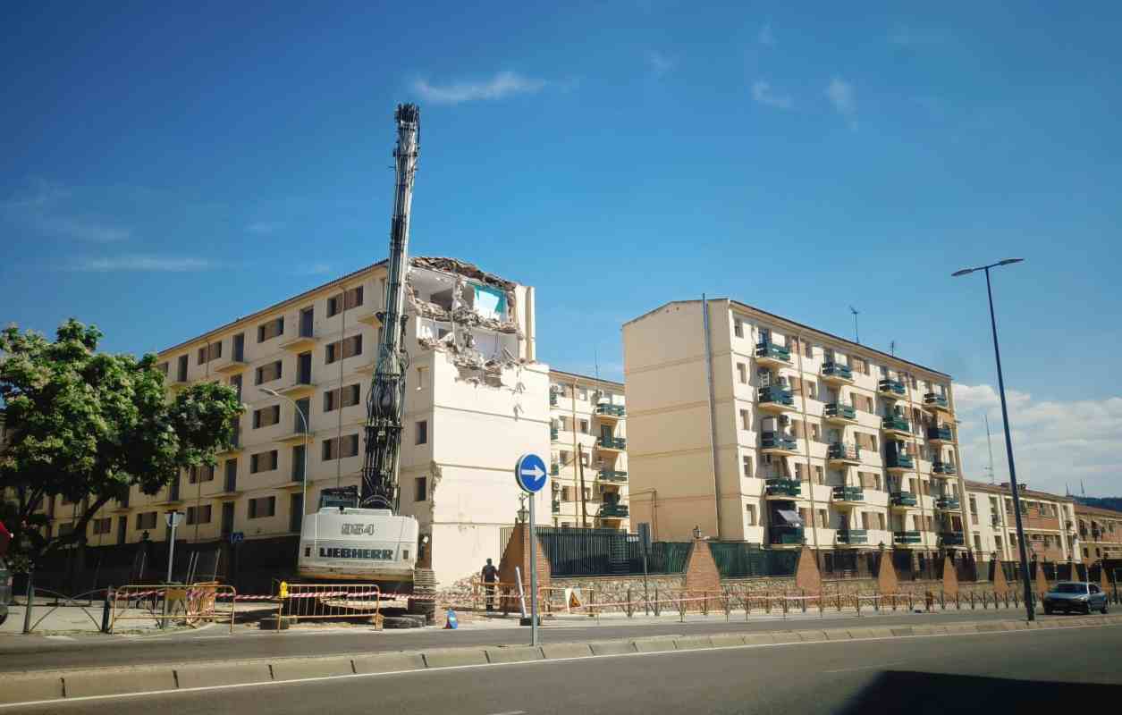 Obras en el cuartel de la Guardia Civil en Toledo.