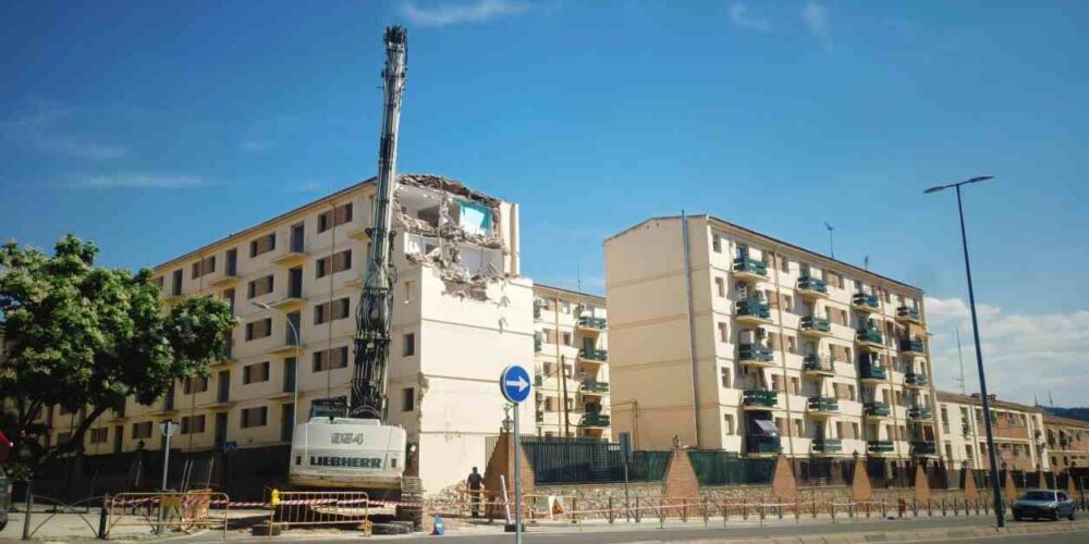 Imagen de las obras en el cuartel de la Guardia Civil de Toledo. Foto: David Romero.