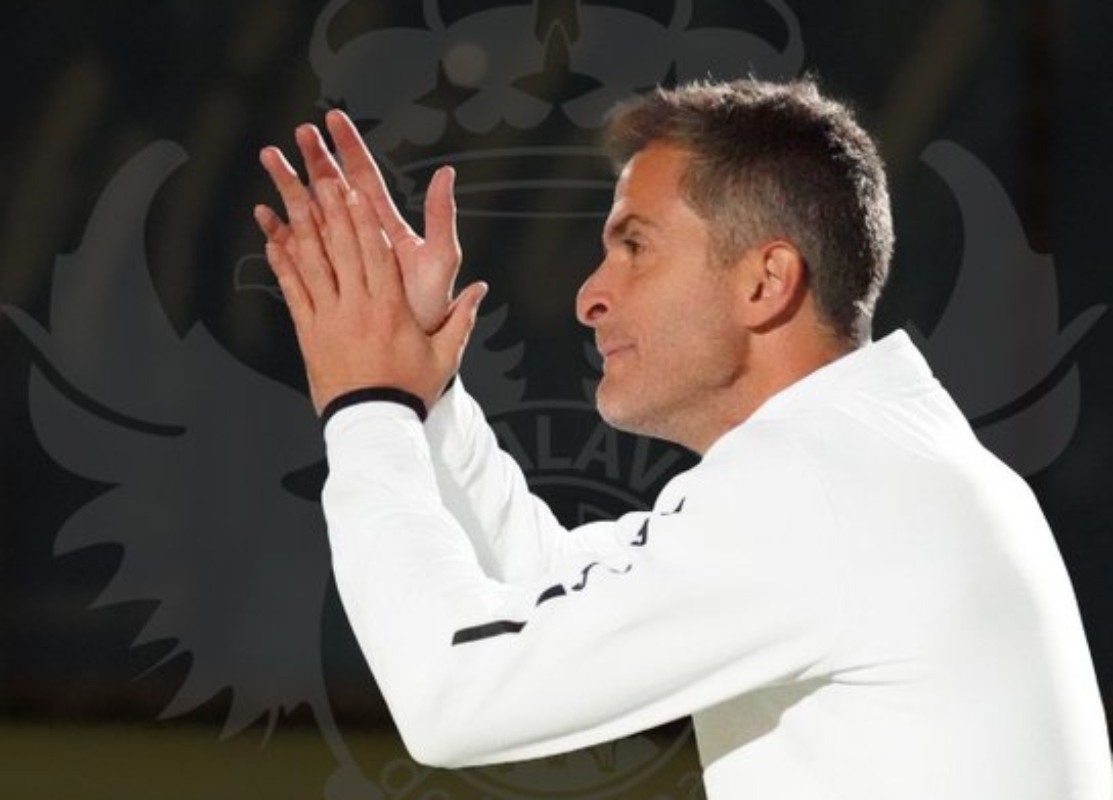 Diego Nogales ya es nuevo entrenador del Talavera. Foto: CF Talavera.