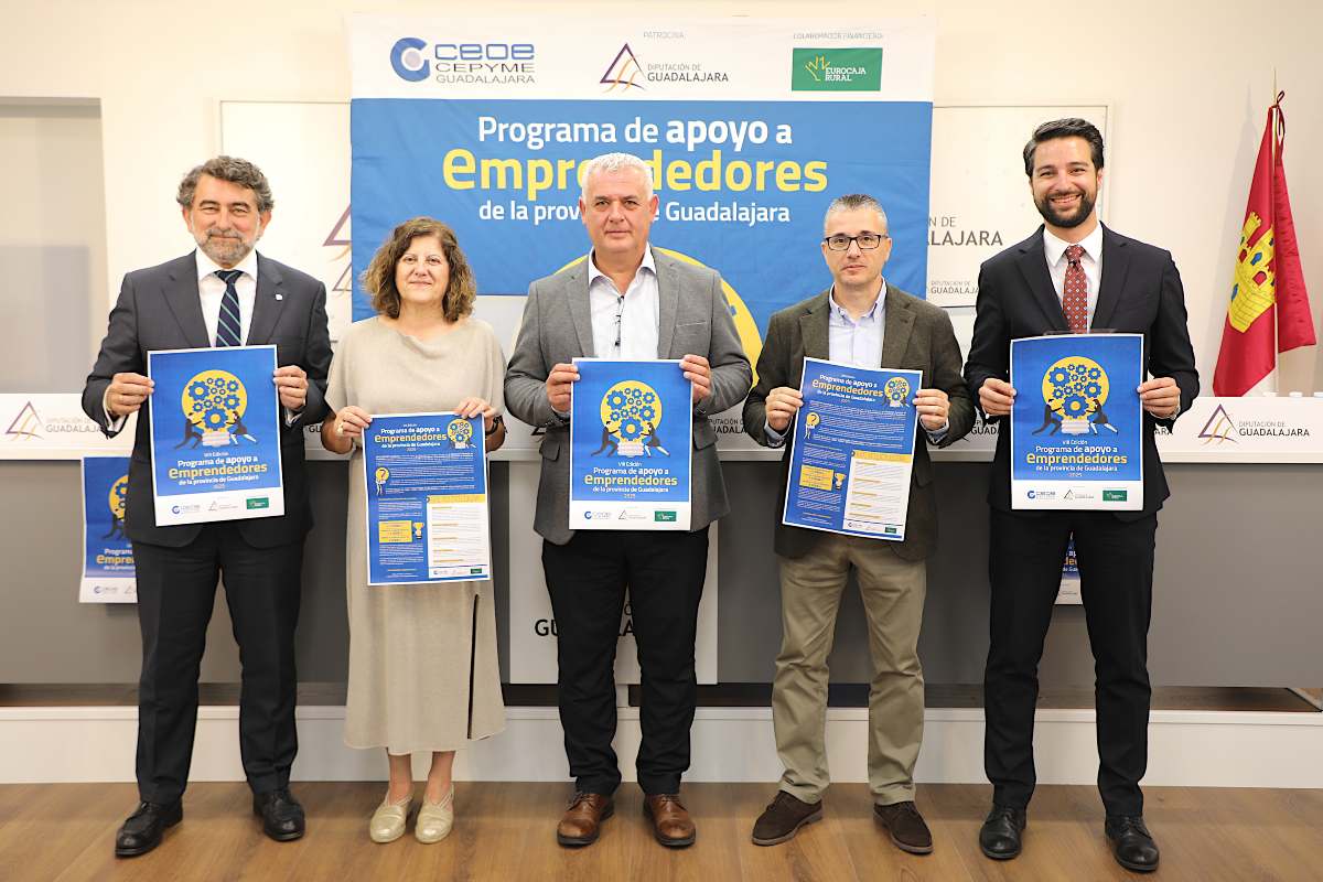 VIII edición del Programa de Apoyo a Emprendedores de la provincia de Guadalajara.