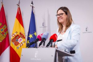 La consejera portavoz del Gobierno de Castilla-La Mancha, Esther Padilla.