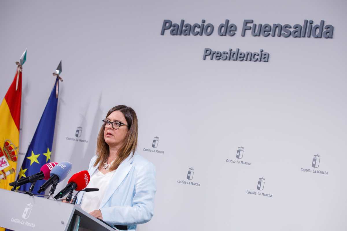 La consejera portavoz del Gobierno de Castilla-La Mancha, Esther Padilla.