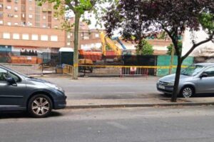 La explosión se ha producido al inicio de la avenida, en Talavera. Foto: ENCLM